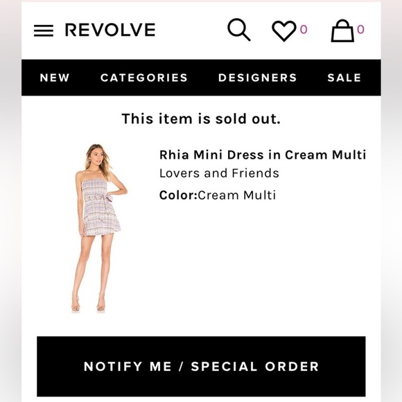 REVOLVE Lovers + Friends Rhia Mini Dress; size XS - Picture 4 of 4